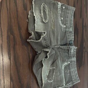 Daytrip Charcoal Denim shorts woman’s size 26